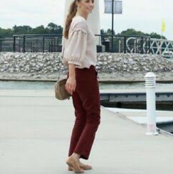 J. Crew Pants - J.Crew 26 Sammie Crop Kick Flare Chino Pant